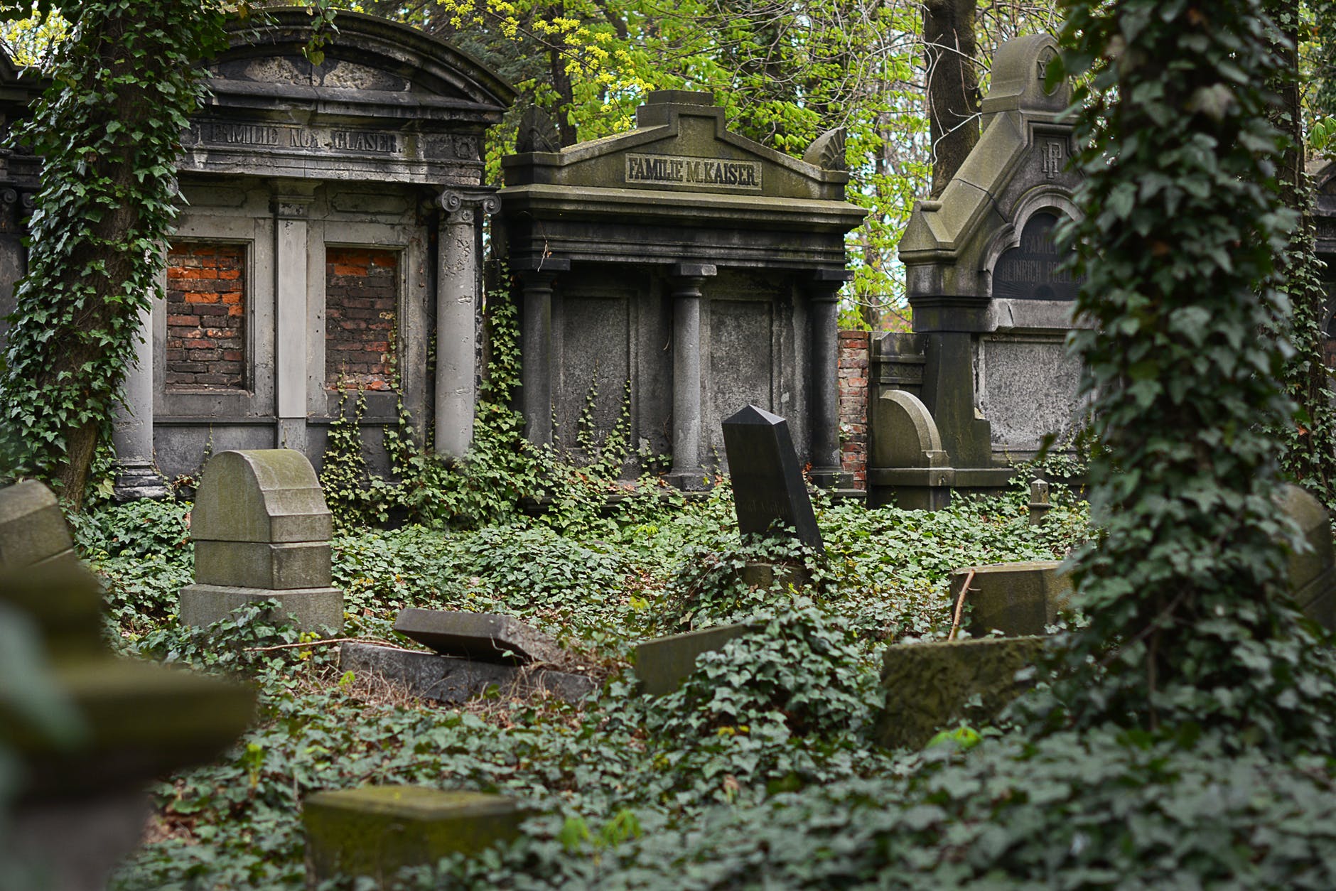 architecture building cemetery eerie